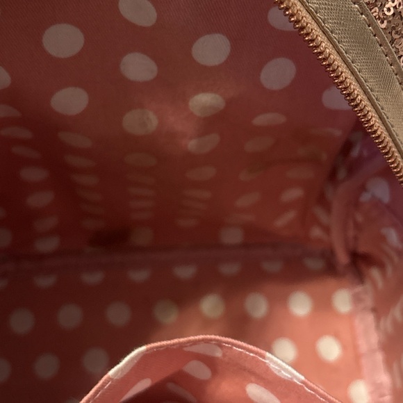 ROSE GOLD DISNEY LOUNGEFLY SEQUIN MINI BACKPACK - Picture 5 of 7